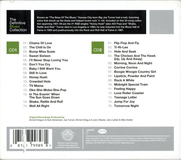Big Joe Turner : The Definitive Blues Collection (2xCD, Comp)