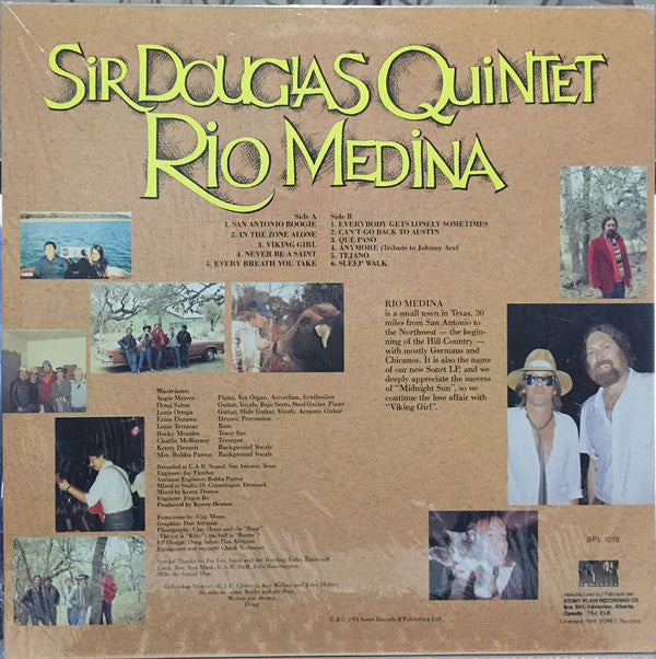 Sir Douglas Quintet : Rio Medina (LP, Album)