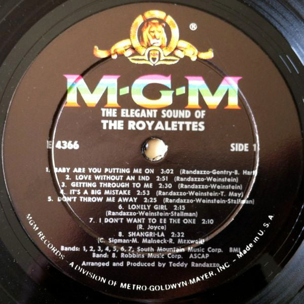 The Royalettes : The Elegant Sound Of The Royalettes (LP, Album, Mono)