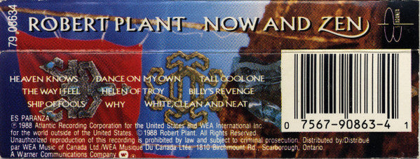 Robert Plant : Now And Zen (Cass, Album, Dol)