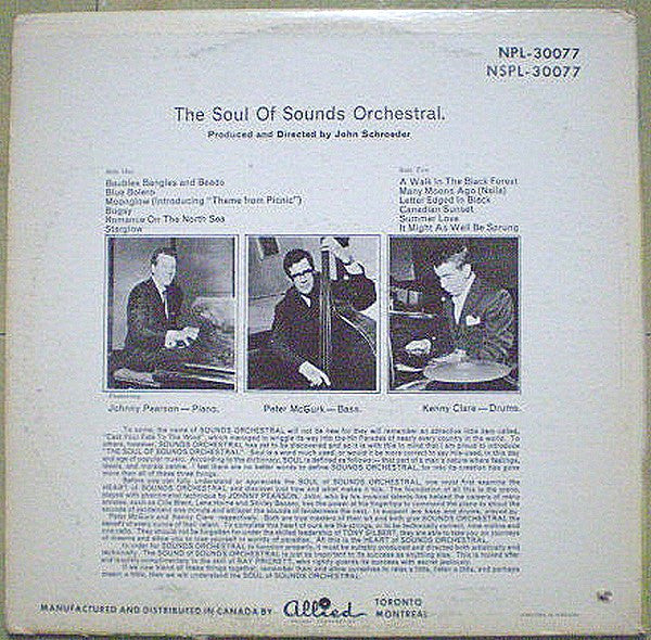 Sounds Orchestral : The Soul Of Sounds Orchestral (LP, Album, Mono)