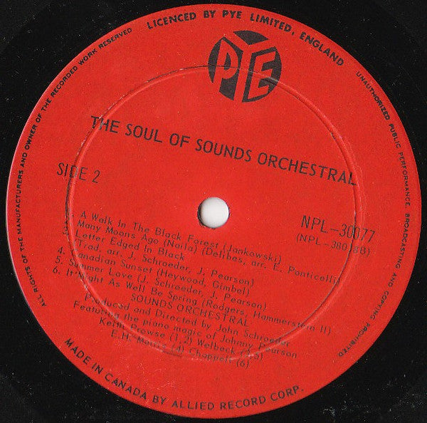 Sounds Orchestral : The Soul Of Sounds Orchestral (LP, Album, Mono)