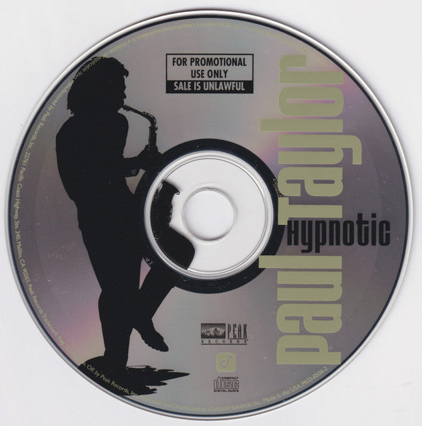 Paul Taylor (36) : Hypnotic  (CD, Album, Promo)