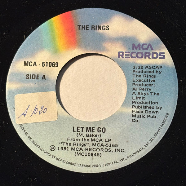 The Rings : Let Me Go (7", Single)