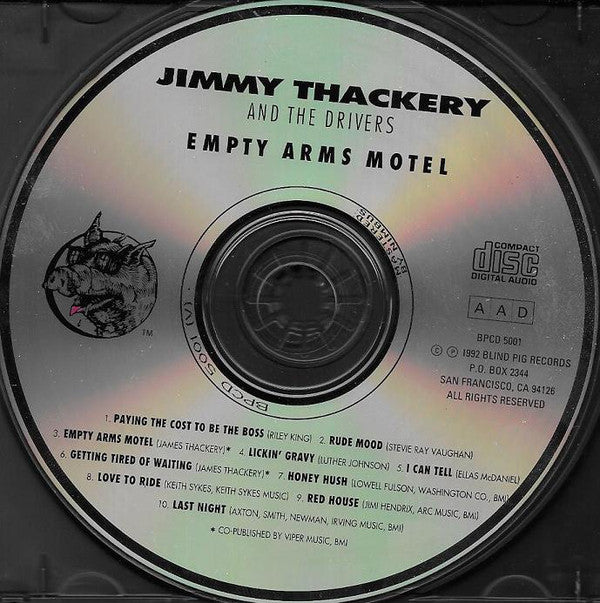 Jimmy Thackery & The Drivers : Empty Arms Motel (CD, Album)