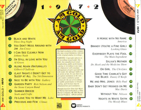 Various : AM Gold 1972 (CD, Comp)