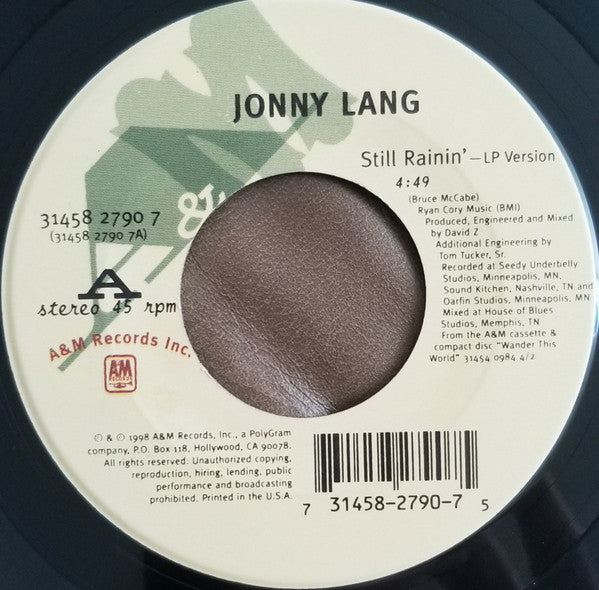 Jonny Lang : Still Rainin' (7", Single)