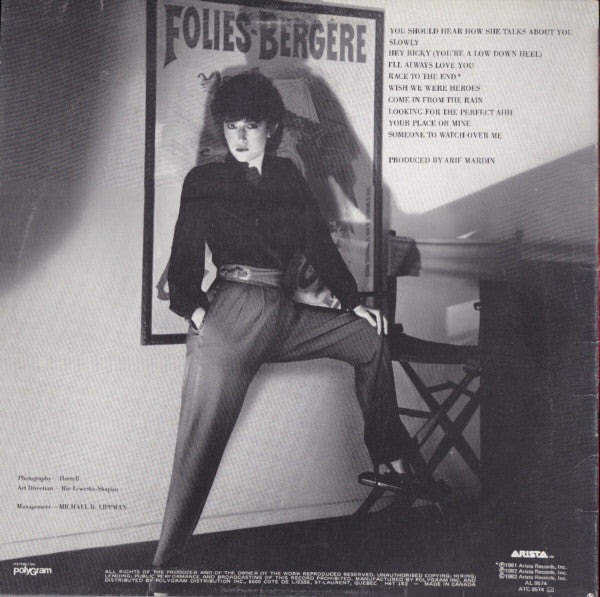 Melissa Manchester : Hey Ricky (LP, Album)