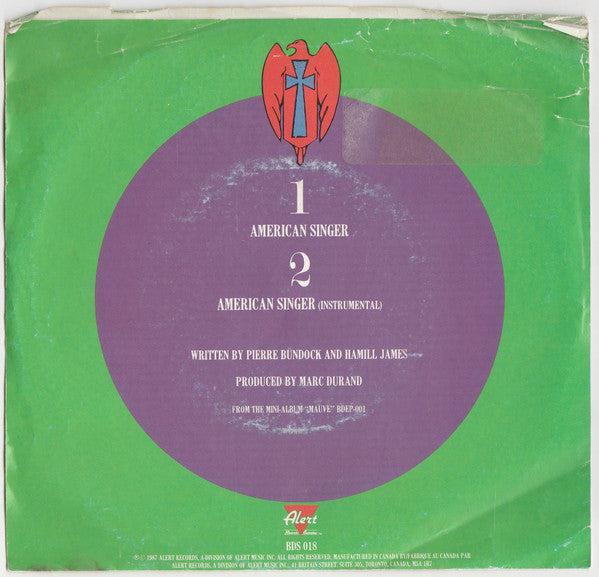Bündock* : American Singer (7", Single, Ltd, Mau)