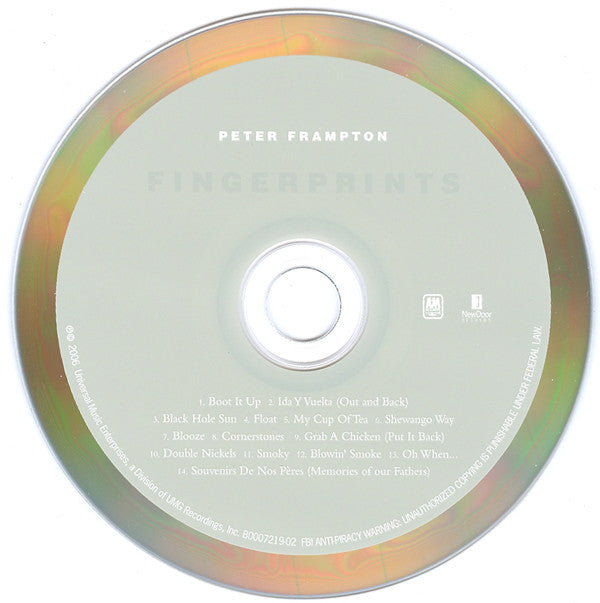 Peter Frampton : Fingerprints (CD, Album)