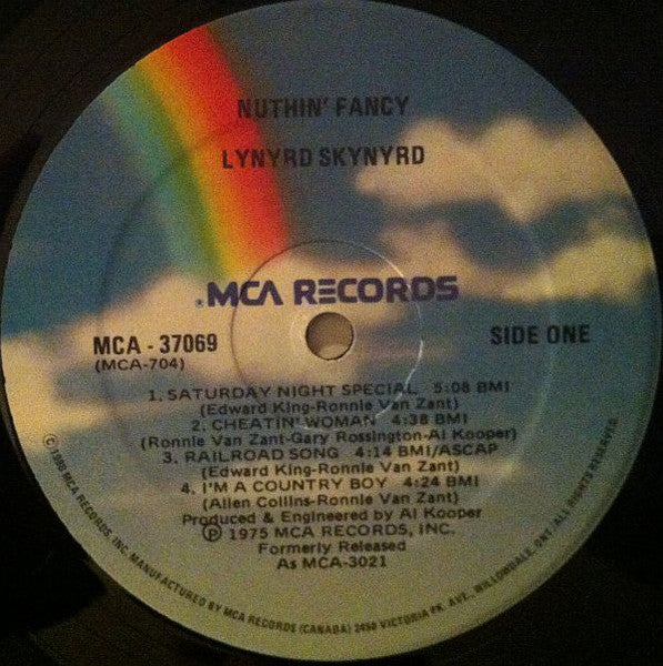 Lynyrd Skynyrd : Nuthin' Fancy (LP, Album, RE)