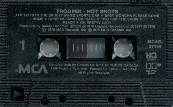 Trooper (4) : Hot Shots (Cass, Comp, RE, Dol)