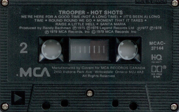Trooper (4) : Hot Shots (Cass, Comp, RE, Dol)