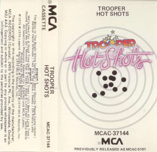 Trooper (4) : Hot Shots (Cass, Comp, RE, Dol)