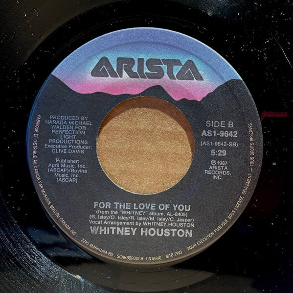 Whitney Houston : So Emotional (7", Single)