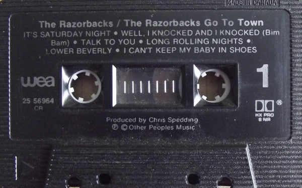 The Razorbacks (2) : Go To Town (Cass, Album)