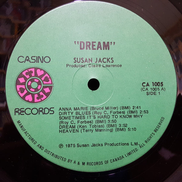 Susan Jacks : Dream (LP, Album)