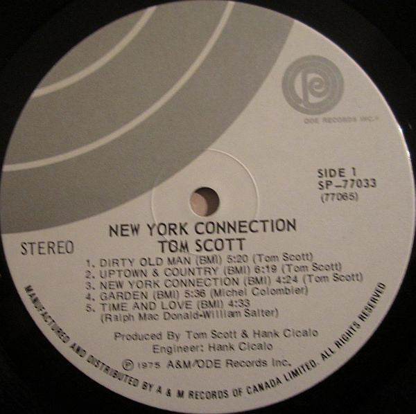 Tom Scott : New York Connection (LP, Album)