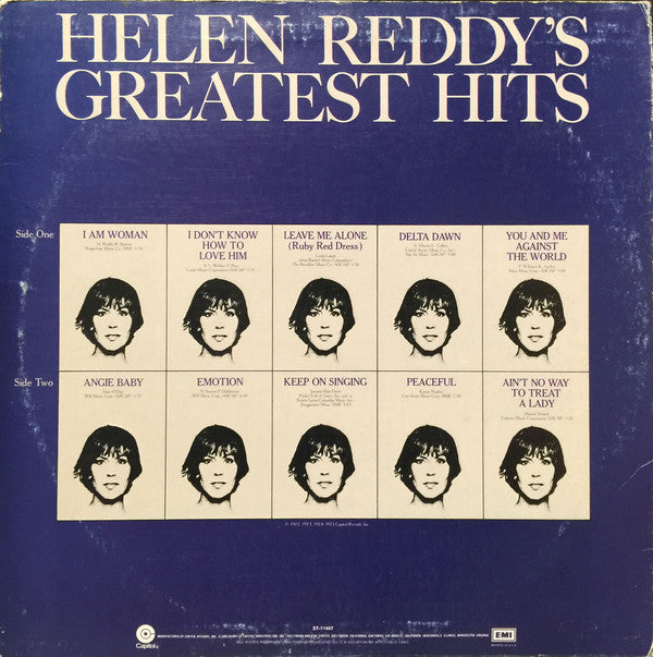 Helen Reddy : Helen Reddy's Greatest Hits (LP, Comp)
