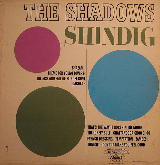 The Shadows : Shindig With The Shadows (LP, Comp, Mono)