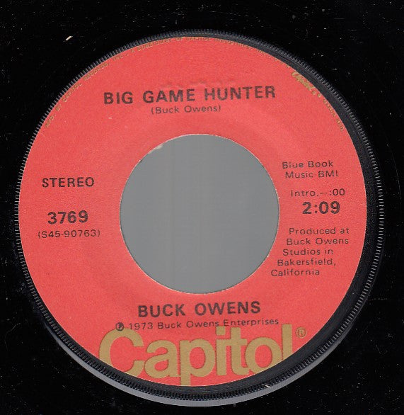 Buck Owens : Big Game Hunter (7", Single)