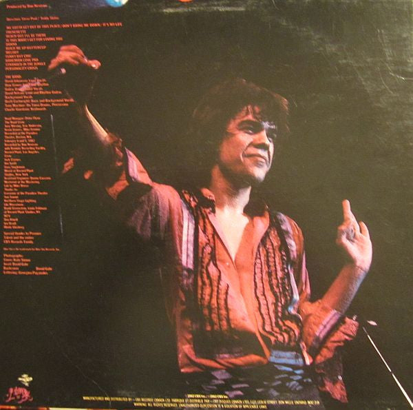 David Johansen : Live It Up (LP, Album)