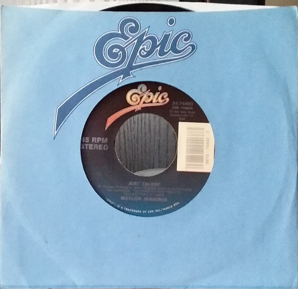 Waylon Jennings : Just Talkin' (7", Single)
