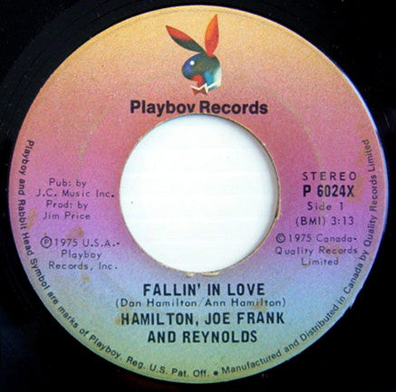 Hamilton, Joe Frank & Reynolds : Fallin' In Love (7")