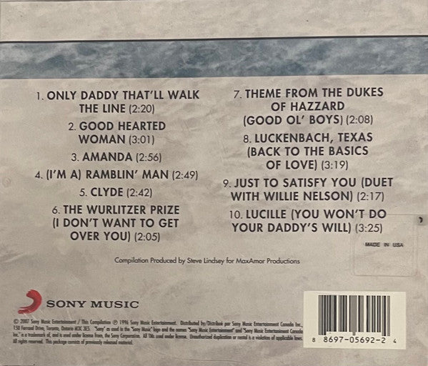 Waylon Jennings : Super Hits (CD, Album, Comp, RE)