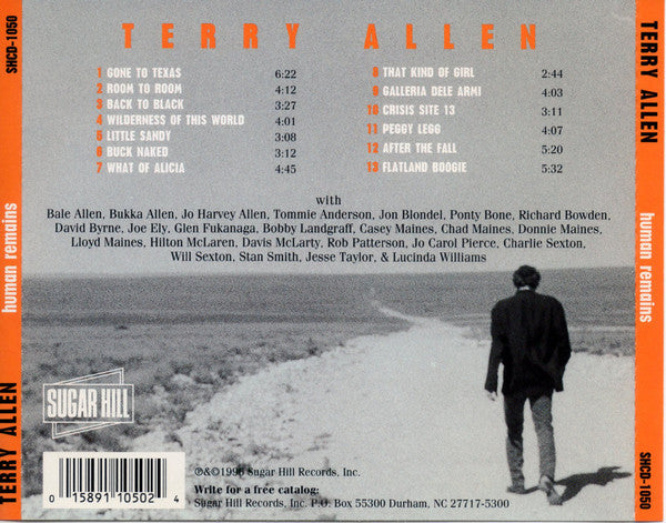 Terry Allen : Human Remains (CD, Album)