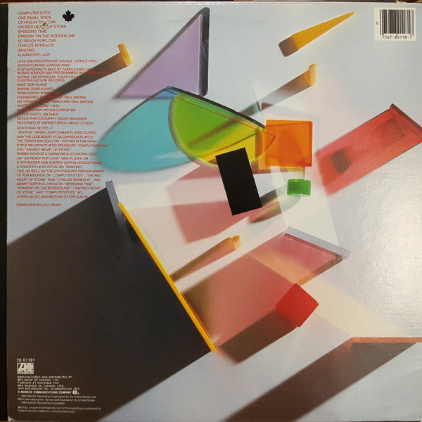 Carole King : Speeding Time (LP, Album)