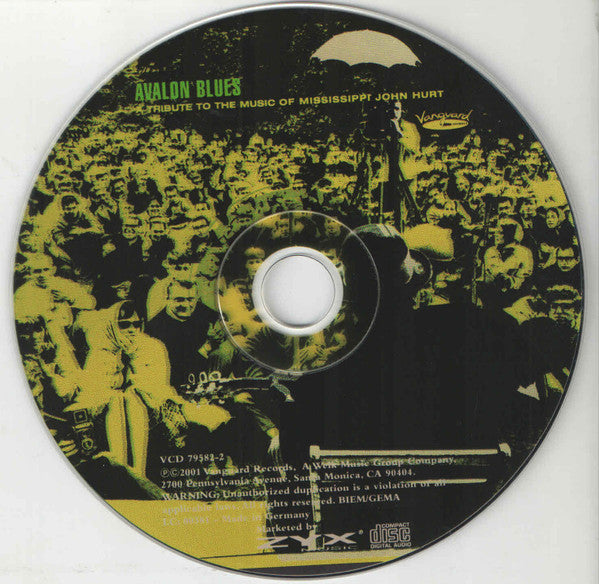Various : Avalon Blues (A Tribute To The Music Of Mississippi John Hurt) (CD, Album)