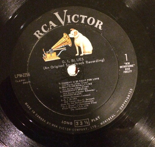 Elvis Presley : G. I. Blues (LP, Album, Mono)