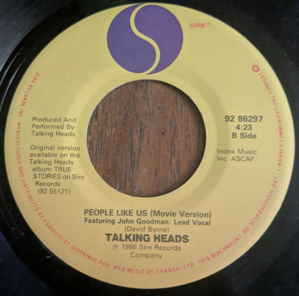 Talking Heads : Wild Wild Life (7", Single)