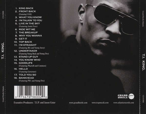 T.I. : King. (CD, Album)