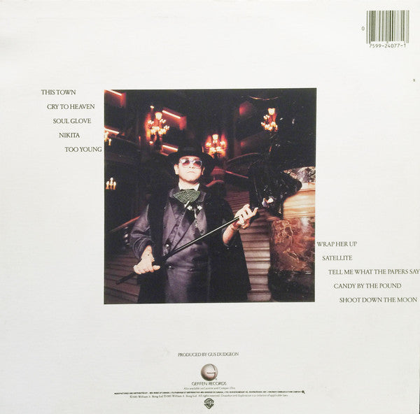 Elton John : Ice On Fire (LP, Album)