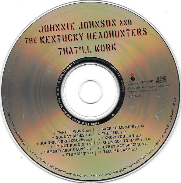 Johnnie Johnson And The Kentucky Headhunters : That'll Work (CD, Album)