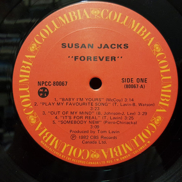 Susan Jacks : Forever (LP, Album)