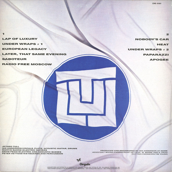 Jethro Tull : Under Wraps (LP, Album)