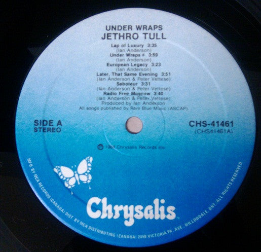 Jethro Tull : Under Wraps (LP, Album)
