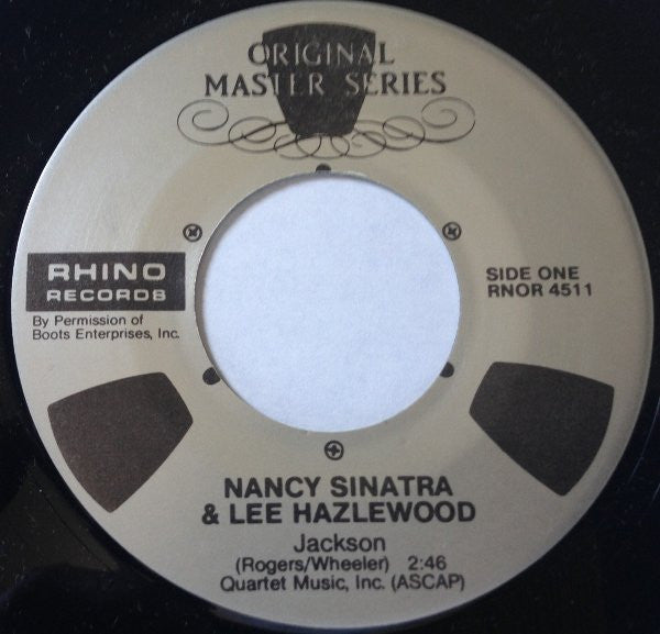 Nancy Sinatra & Lee Hazlewood : Jackson / Summer Wine (7", Single, RE)