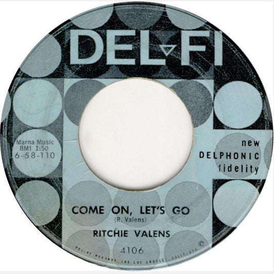 Ritchie Valens : Come On, Let's Go / Framed (7", Single, Mono, Styrene, All)