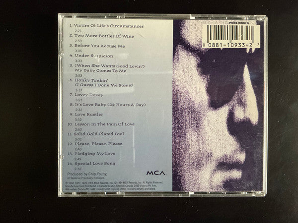 Delbert McClinton : Honky Tonk ‘N Blues (CD)