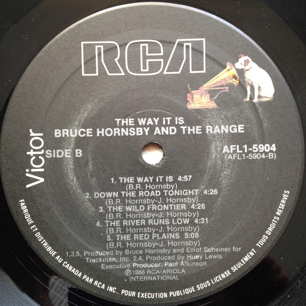 Bruce Hornsby And The Range : The Way It Is (LP, Album, RE)