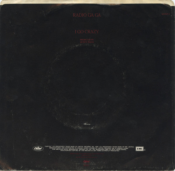 Queen : Radio Ga Ga (7", Single)