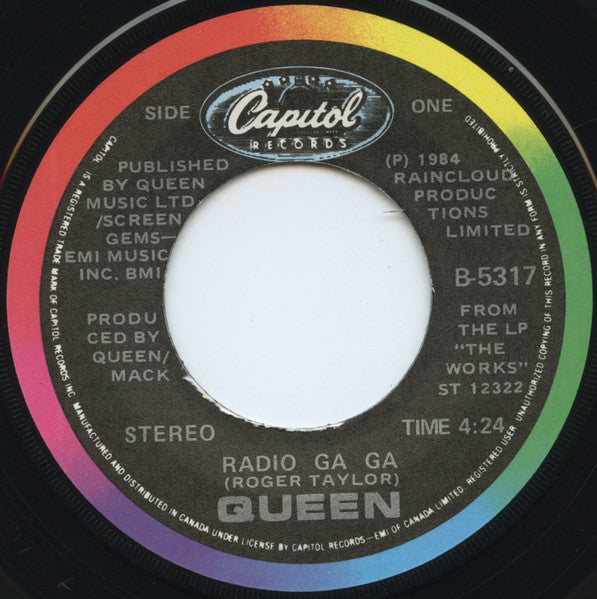 Queen : Radio Ga Ga (7", Single)