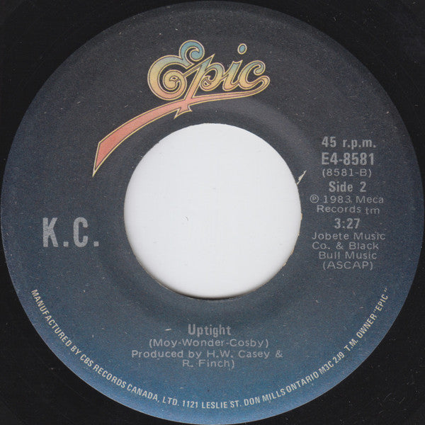 K.C.* : Give It Up (7", Single)