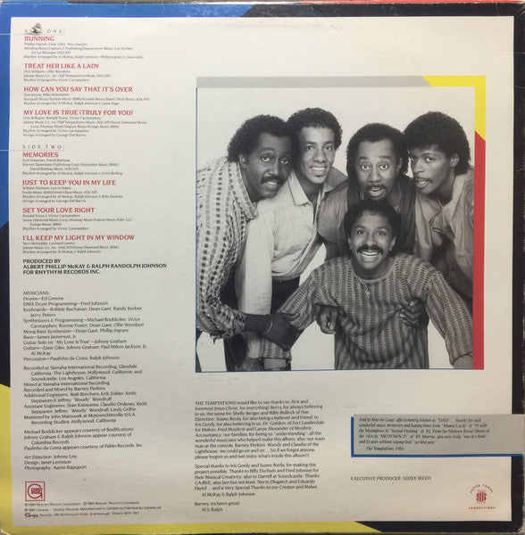 The Temptations : Truly For You (LP, Album)