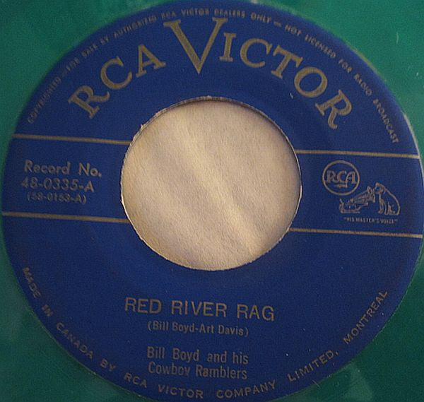 Bill Boyd And His Cowboy Ramblers : Red River Rag (7", Single, Cle)