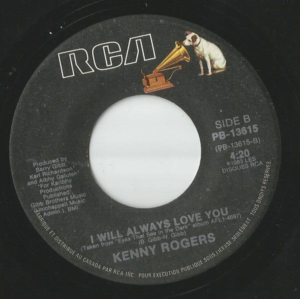 Kenny Rogers Duet With Dolly Parton : Islands In The Stream (7", Single)
